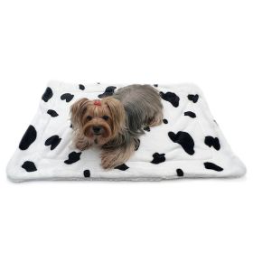 Ultra Plush Moo Cow Blanket (Color: White, size: 50" x 30")